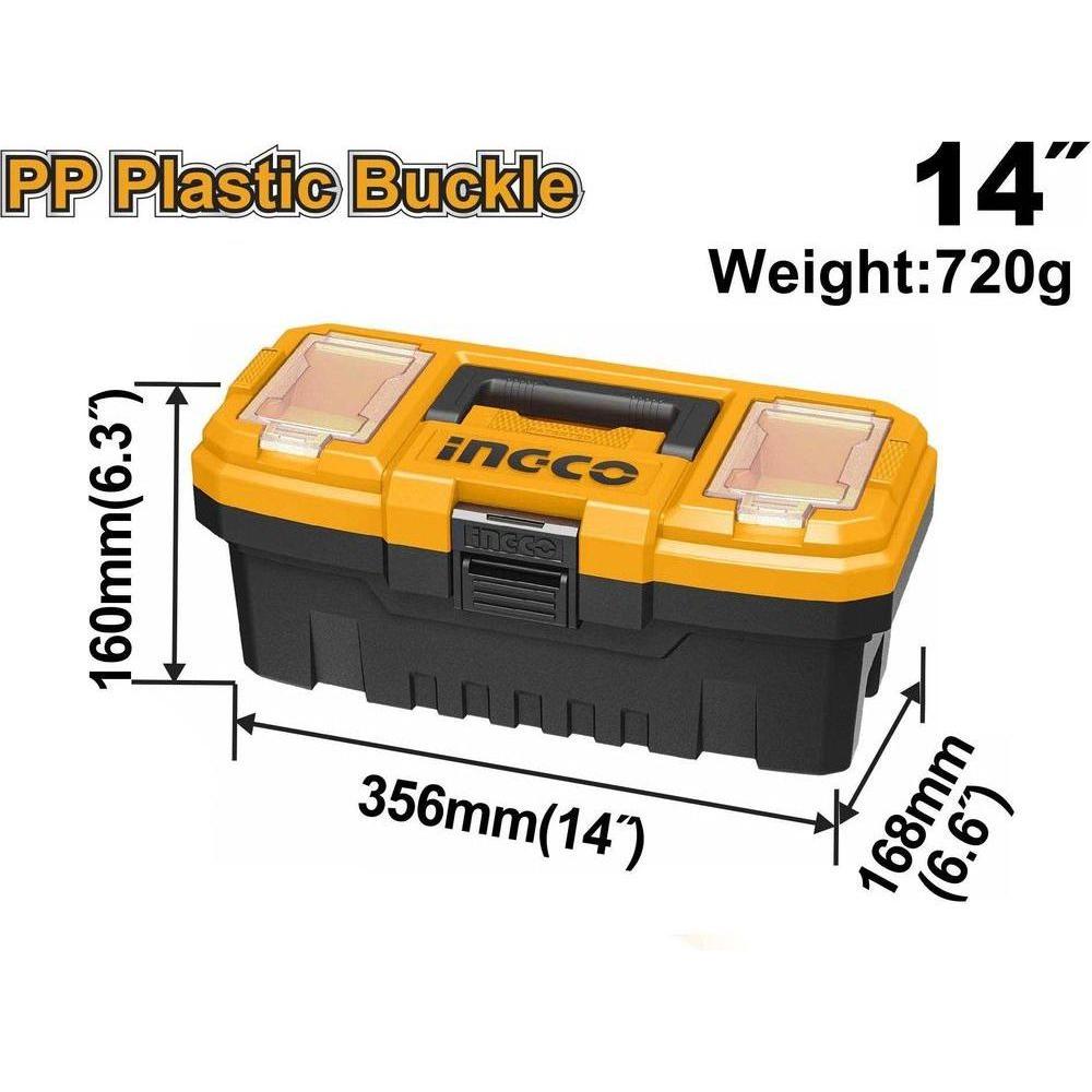 Ingco PBX1401 Plastic Tool Box 14 Ingco PBX1401 Plastic Tool Box 14
